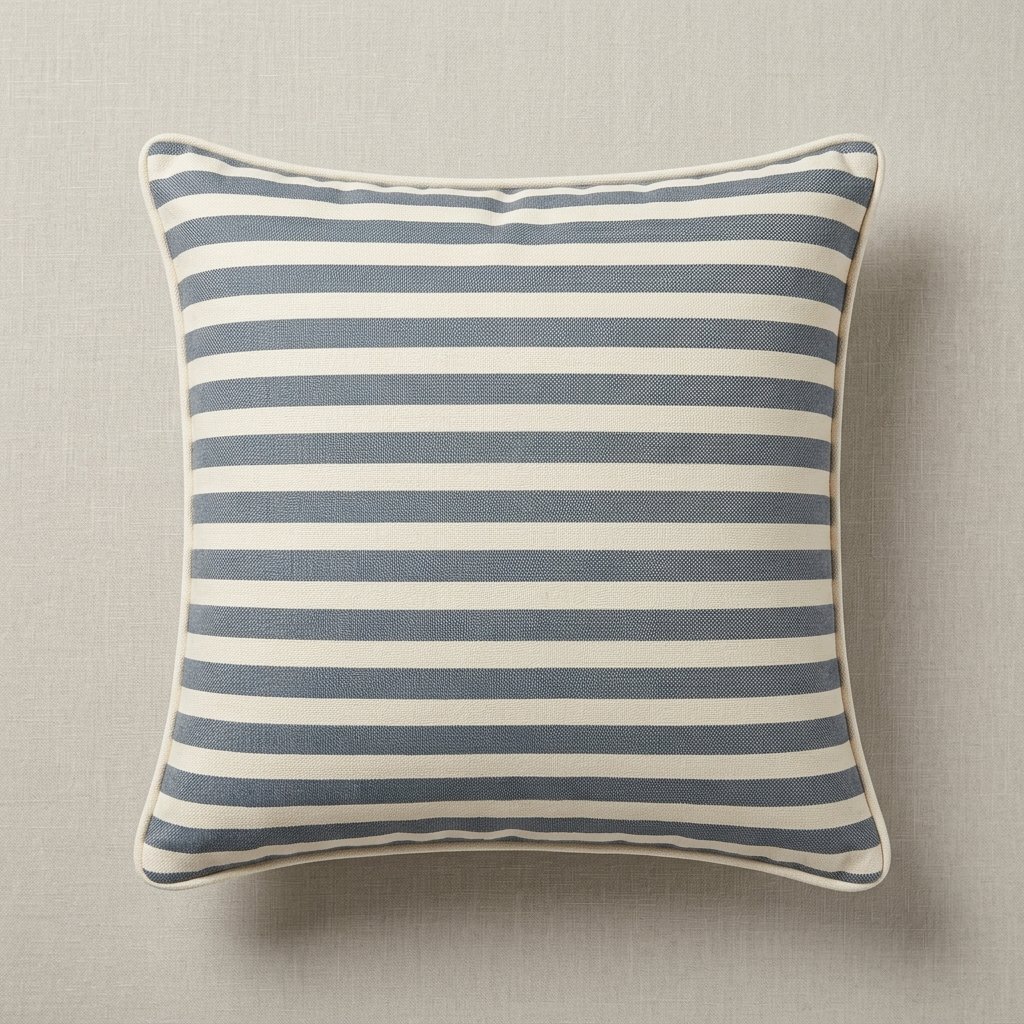 Striped Outdoor Throw Pillow