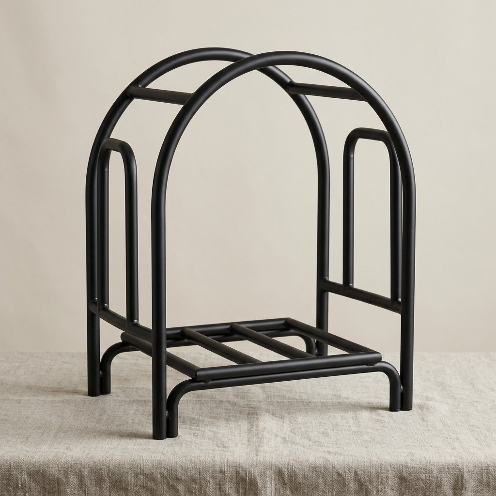 Steel Firewood Rack, 4 ft