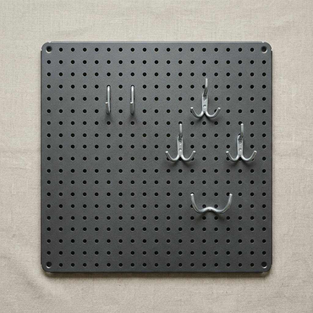 Steel Pegboard Panel Set, 2 pc