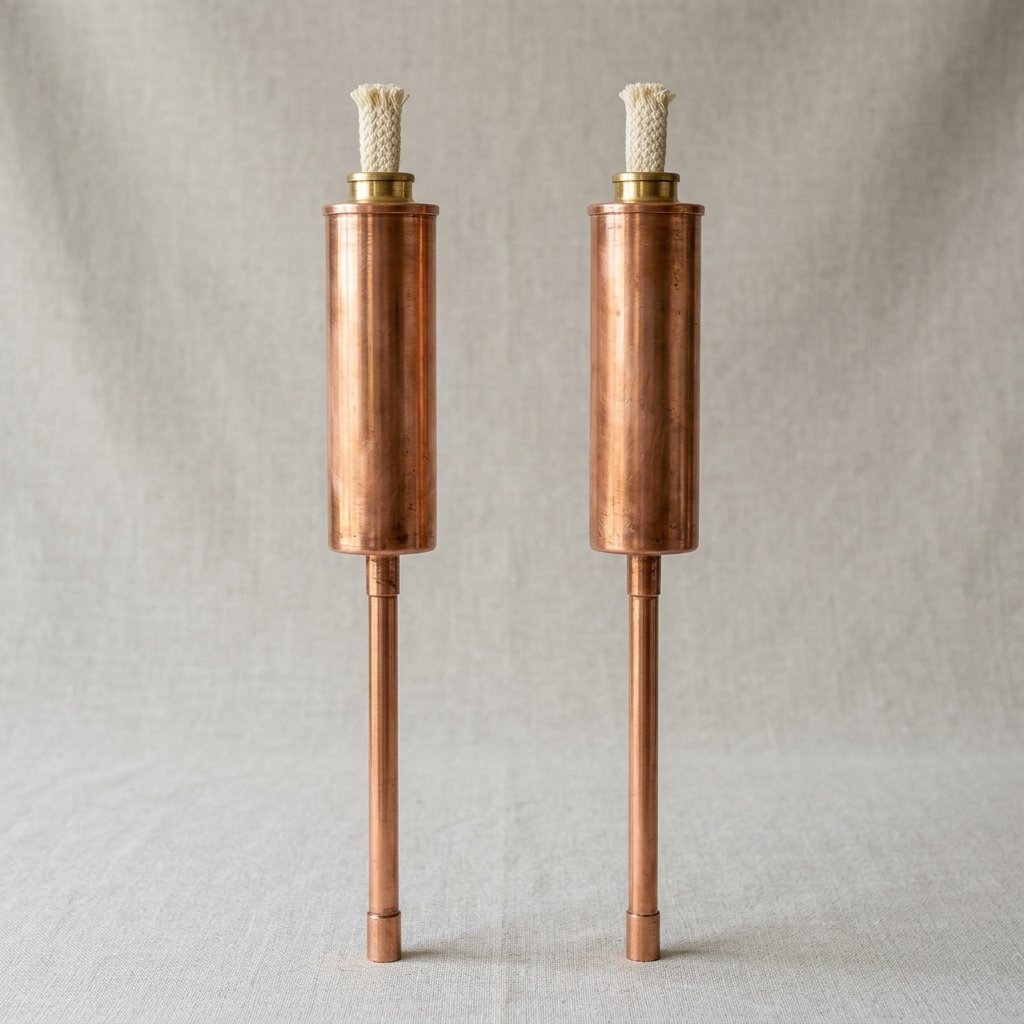 Copper Garden Torch, Set of 2