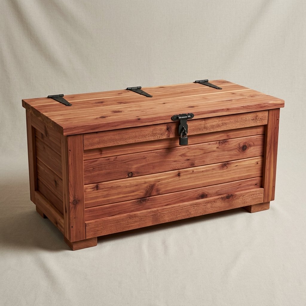 Cedar Storage Deck Box, 120 gal