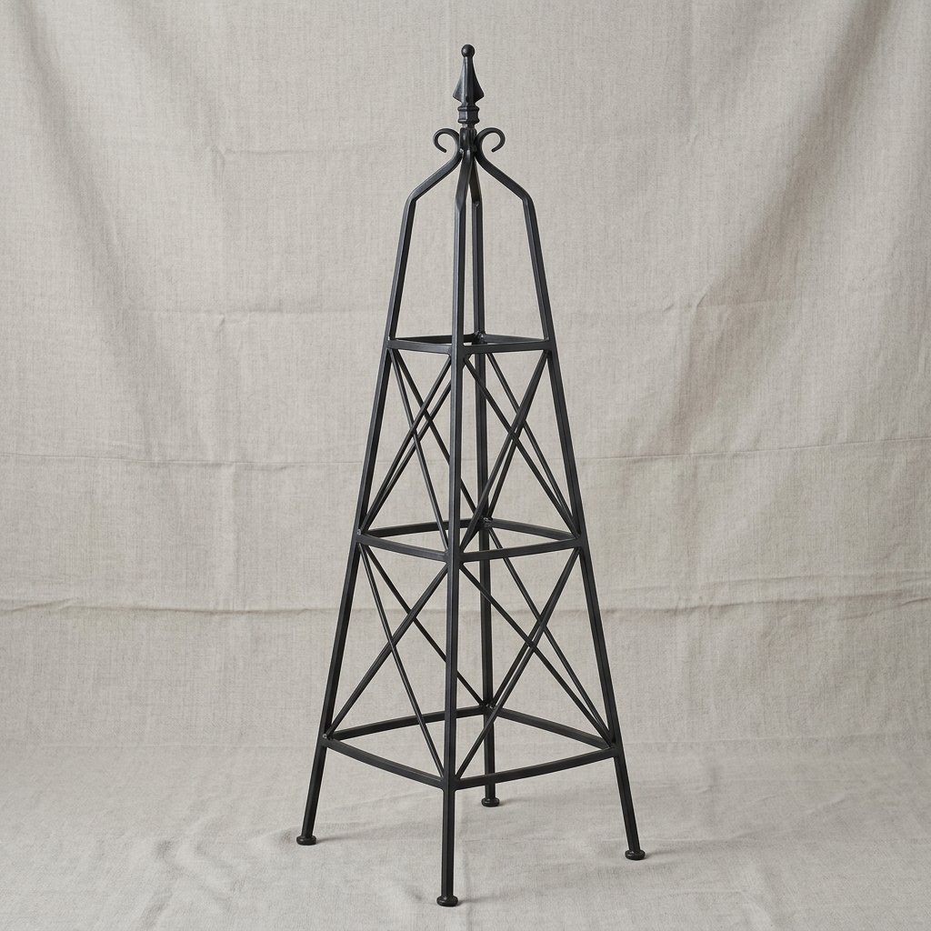 Steel Obelisk Trellis, 6 ft