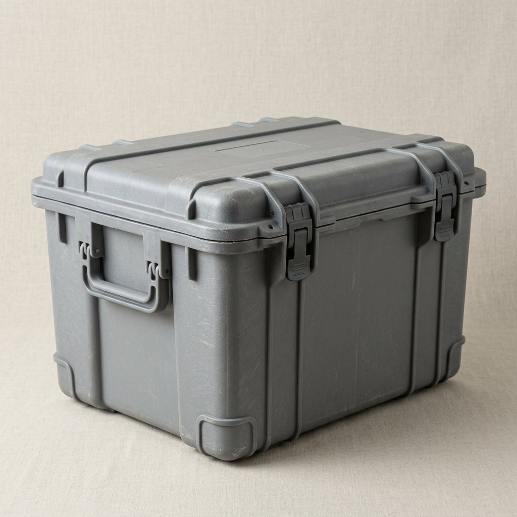 Stackable Storage Tote, Lidded